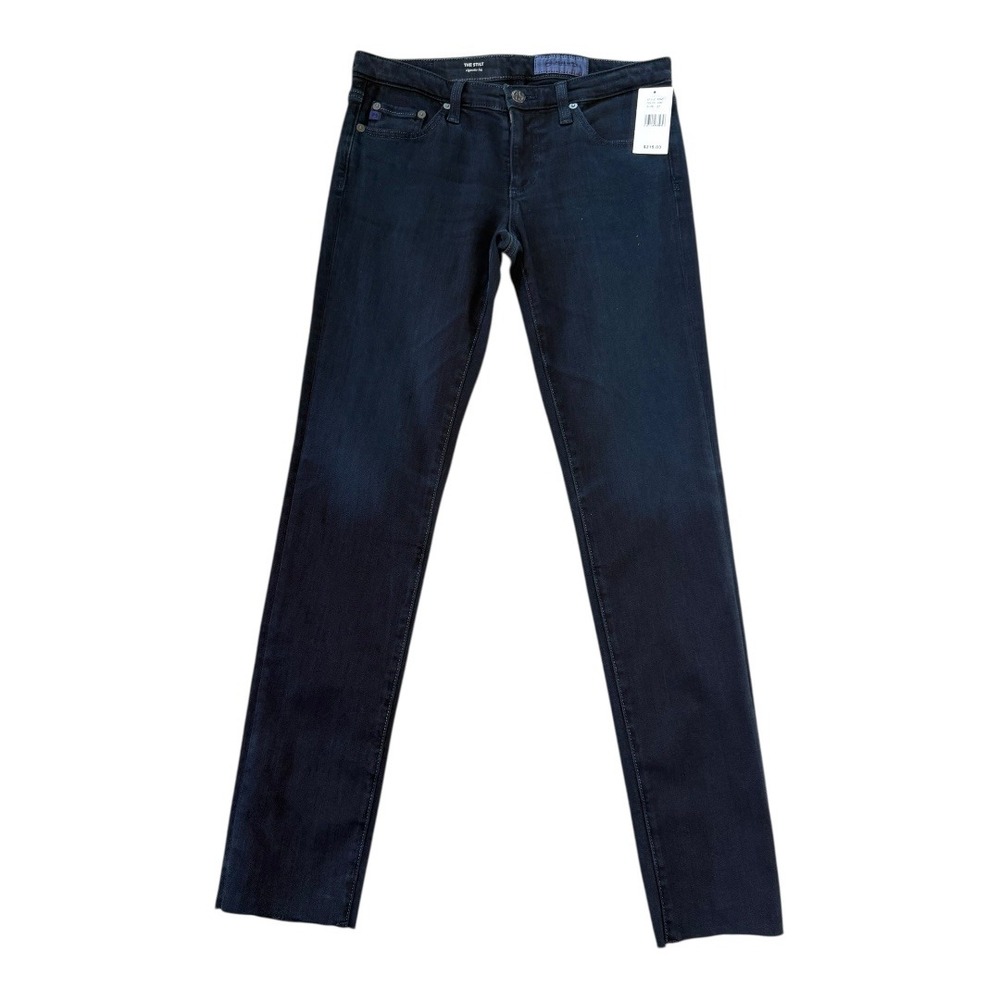 AG Jeans The Stilt Cigarette Leg Dark‎ Wash Denim Women's Size 4 27